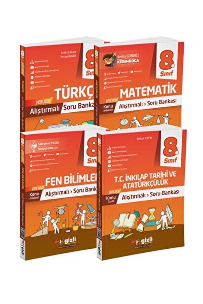 Gizli Yayınları 8. SINIF ALIŞTIRMALI SORU BANKASI SETİ - 2026