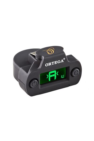 Ortega OCST-1BK Κλιπ-ον Χορδιστήρι για Κιθάρα & Ουκουλέλε — Μαύρο, Συμπαγές, ...