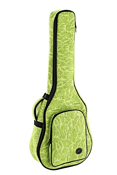 Ortega OGBAC-DN-GRJ Θήκη Κιθάρας Dreadnought 650mm Πράσινο Τζιν Καμβάς