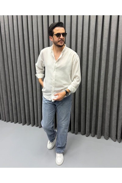 Avni Ceylan Men's Basic Modern Summer Fresh Shirt