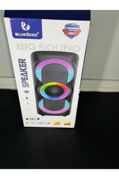 blueseed BS-108 BLUETOOTH WIRELESS RGB PARTY LIGHT PORTABLE SPEAKER - 20W