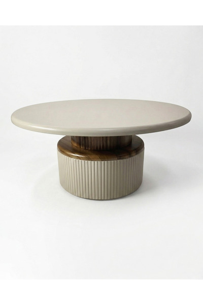 livoma home concept Nova Meşe MDF Orta Sehpa - Bohem Tasarım Salon Sehpası