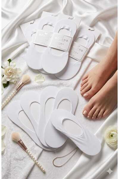 Funny Life Σετ 6 αόρατων κάλτσες μπαλαρίνας με κοπή με λέιζερ