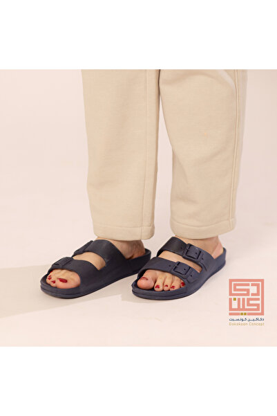 Dakakeen Concept Rio De Janeiro Women’s Slippers – Navy Blue Lightweight Summ...