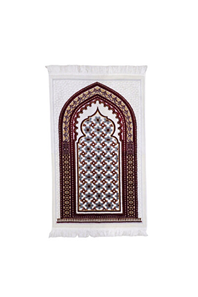 REVE Megane Premium Quality Velvet Islamic Prayer Mat 70 x 110cm