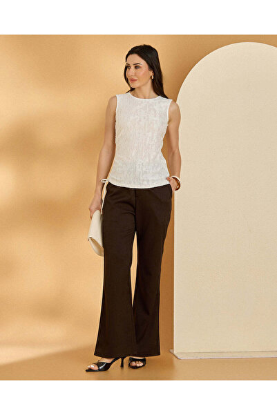 REDTAG Women Brown Casual Trouser