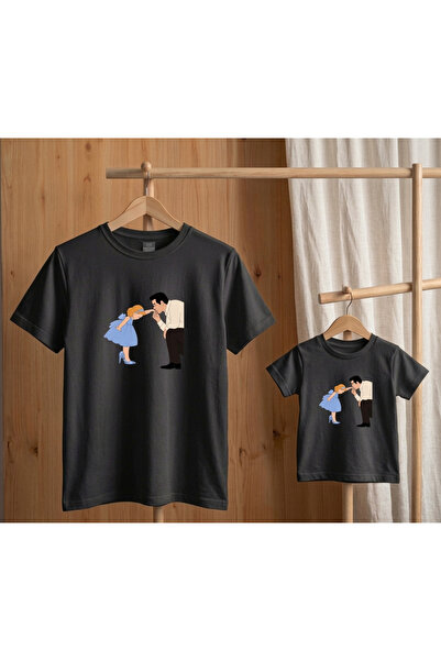 LORVEX Μπλουζάκι "Baba - Kız Special Day Concept " Oversize, 100% βαμβακερό, ...