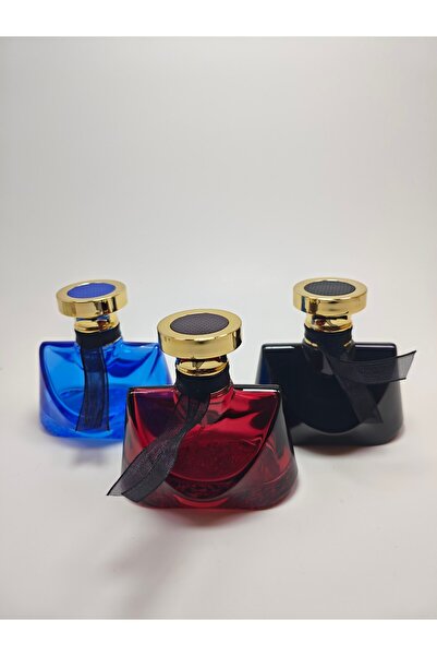 ANADOLU PARFÜM 3'lü Lüks Cam Parfüm Şişesi Seti - 50ml Boş Doldurulabilir Kur...