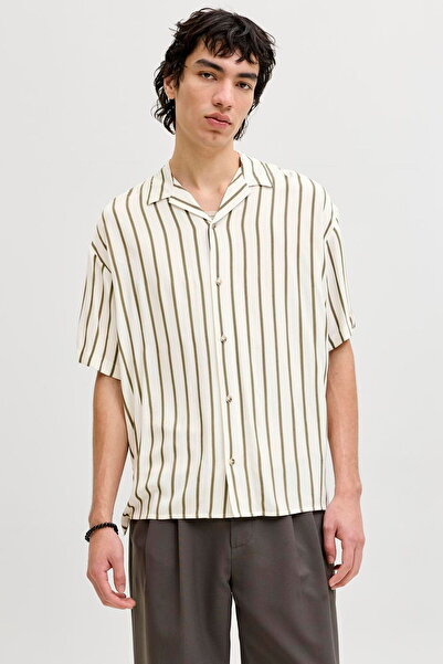 Jack & Jones Erkek Resort Yaka Çizgili Gömlek - Jeff