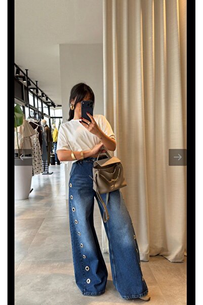 Bak'ap Παντελόνι τζιν με καρφιά, σε στυλ premium design