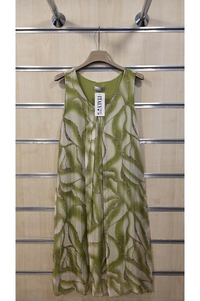 Park Moda Ιταλικό κοντό μεταξωτό φόρεμα