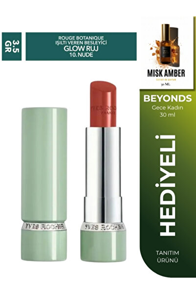Yves Rocher Glow Ruj Parlak Nemlendirici Doğal Görünüm Nude Vegan Hafif Renk ...