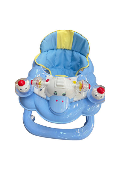 OEM Προ-βρεφικό περιπατητήριο ρυθμιζόμενου ύψους, αναδιπλούμενο, με ρόδες σιλ...