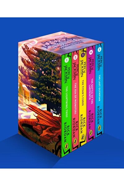 Puffin Books Percy Jackson și Olimpienii Set de cărți (5 cărți)