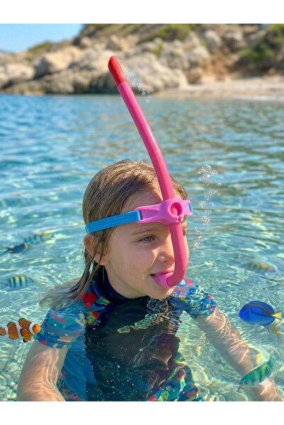 AVESSA Sn-71S-1 Çocuk Önden Dalış Şnorkeli Pembe