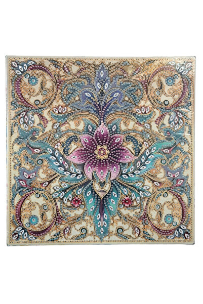 Krista Πίνακας YY90, Άνθος της Ζωής, με Διαμάντια, Μερική Γέμιση, με κορνίζα,...