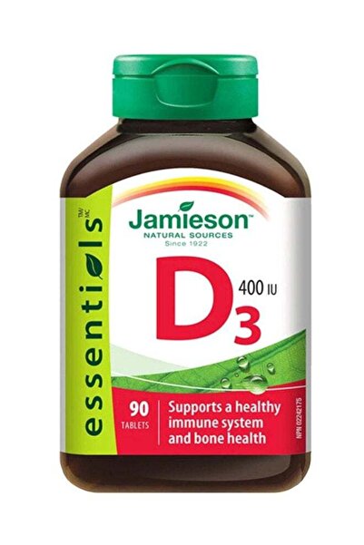 Jamieson 400 IU Vitamin D3 60 Tablets