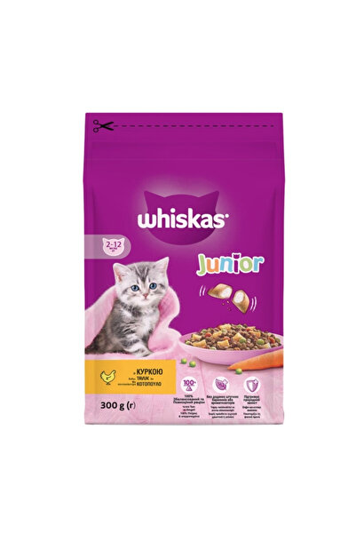 Whiskas 300 GR KURU YAVRU & TAVUKLU *6'LI