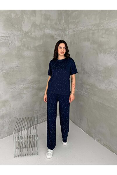 asur boutique Asur Butik Γυναικείο Σετ με Περιλαίμιση Ποδηλάτου και Περιτυλιγ...