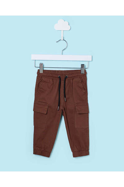 REDTAG Infant Boys Burgundy Cargo Trouser