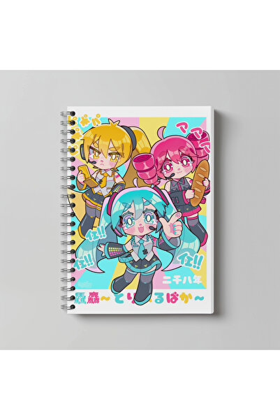 nihonwosekai Caiet Anime Vocaloid x Neru, format A4, 60 de coli, imprimat cu ...