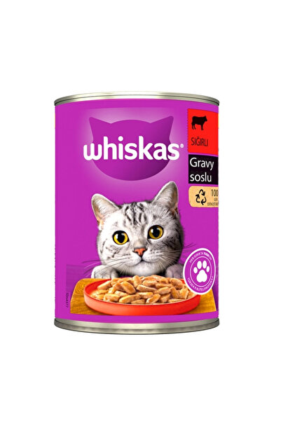 Whiskas 400 GR KONSERVE BİFTEKLİ *15'Lİ
