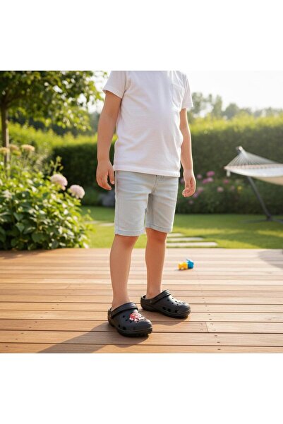 mersin md tekstil Παιδικές παντόφλες παραλίας με σχέδια πισίνας