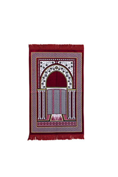 REVE سجادة صلاة إسلامية فاخرة من أرش محراب مقاس 70 × 110 سم