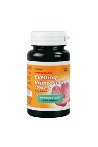 VITANE Evening Primrose Oil - 1000 Mg - 30 Gelatin Capsules