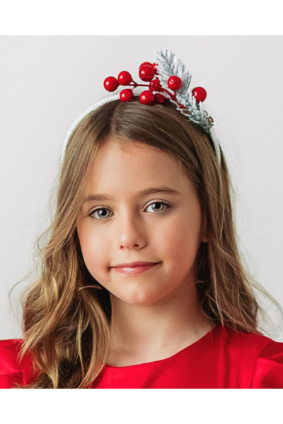 fustite cu luminite Headband with Red Beads