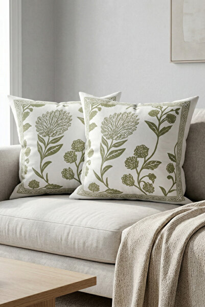 Marielouhome Σετ μαξιλαροθήκες 2 τεμαχίων 45x45 εκ. Ψηφιακά τυπωμένες διακοσμ...