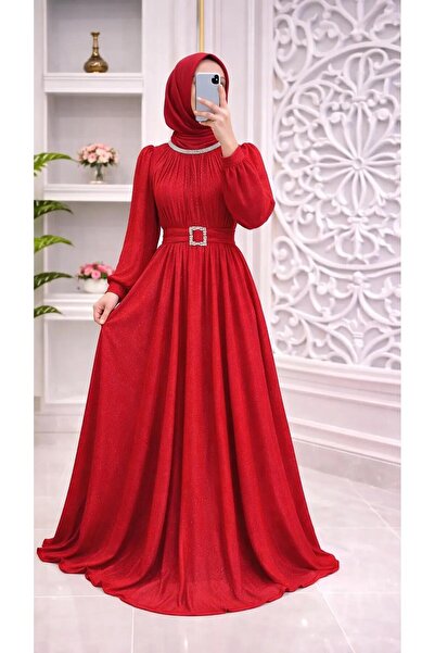 mihratesettür Hijab glitter βραδινό φόρεμα