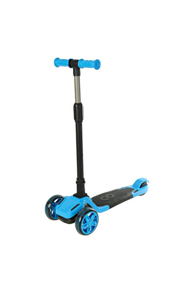 KESKİN SOUND Işıklı Katlanır Scooter Mavi