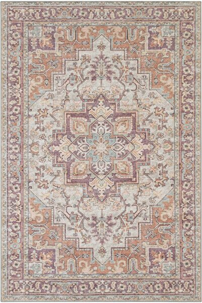 Cool Halı Private XW Pastel Renkli Vintage Halı Soft Modern Yıkanabilir Eskit...