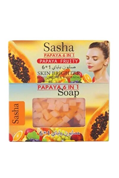 SASHA Sasha - Papaya Soap 6X1, 135g