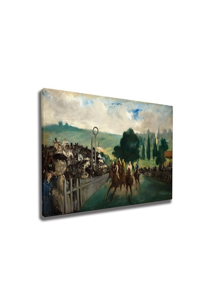 OEM Tablou decorativ Re-Bloom, model peisaj, lemn/pânză, multicolor, 50 x 70 cm