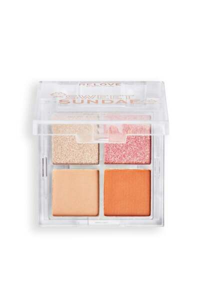 relove Relove Sweet Sunday Eyeshadow Palette, 4 Colors