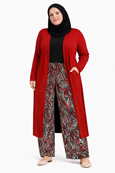 CNG MODA Hijab Plus Size Wide Leg Pants