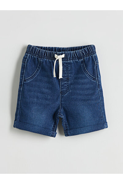 LC Waikiki Pantaloni scurți din denim cu talie elastică pentru băieți