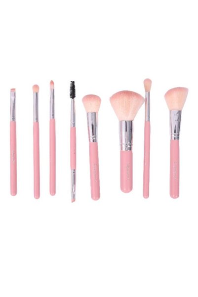 ruby face Rubie Face Model Bk25-001 Makeup Brush Set - 8 Pieces