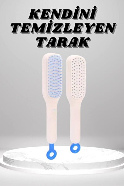 TakÇalıştır فرشاة شعر ذات مشط سحري قابل للسحب من السيليكون الناعم ذاتي التنظيف