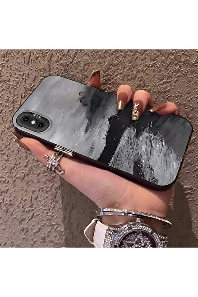 ARTISHELL iPhone X/XS Uyumlu Sade erkek tasarımı düşmeye dayanıklı koruyucu k...