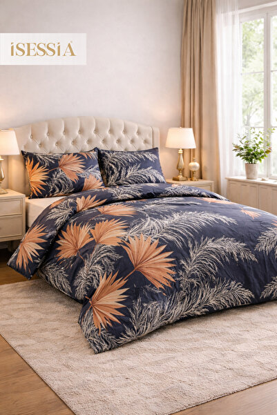 Isessia Flovia Double Elastic Sheet Duvet Cover Set