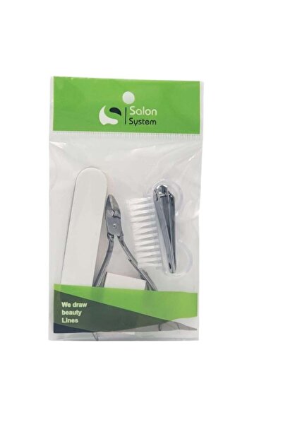 Salon System طقم بدكير للاظافر من صالون سيستم - 5 قطع