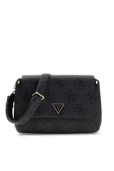 Guess Meridian Ii Covered Women's Anthracite Shoulder Bag Hwos6974200-Clo