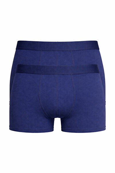 Gambocci Set de 2 boxeri pentru bărbați, 95% bumbac, elastici, respirabili, uni