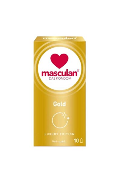 Masculan واقي ذكري جولد فاخر من ماسكولان - 10 حبات