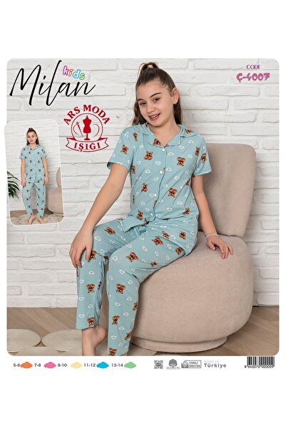 ars moda ışığı Milan Green Bear Patterned