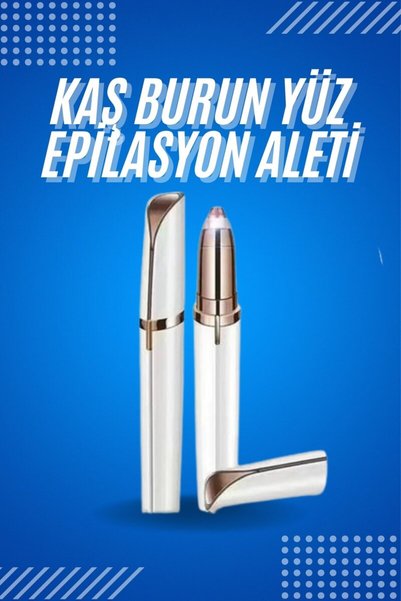 ABSİBAY Tüy Kıl Alma Kaş Bıyık Unisex Yüz Bakım Epilasyon Aleti Pilli