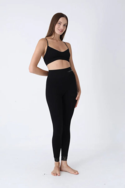 Serena Γυναικείο καλσόν με Δαντέλα και εφέ συμπίεσης